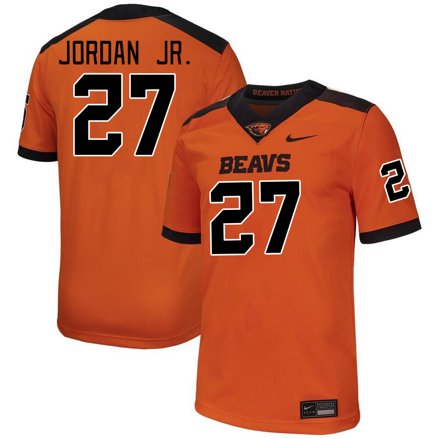 Men #27 Andre Jordan Jr. Oregon State Beavers College Football Jerseys Stitched-Orange